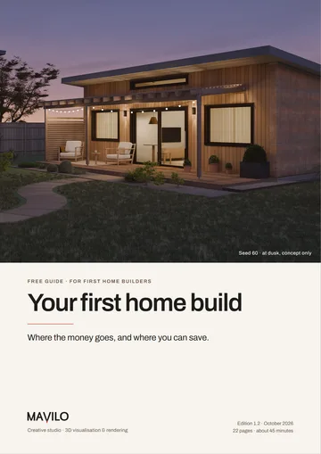 Cover of the guide Your first home build.